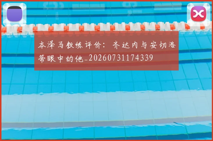 本泽马教练评价：齐达内与安切洛蒂眼中的他_20260731174339